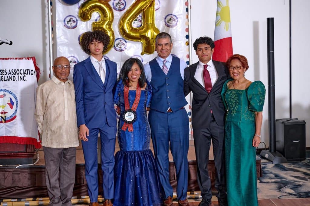 PNANE Induction photo with family